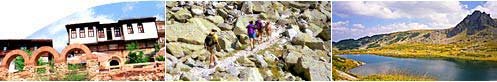 Views from hiking tours in Bulgaria