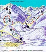 Bansko piste map