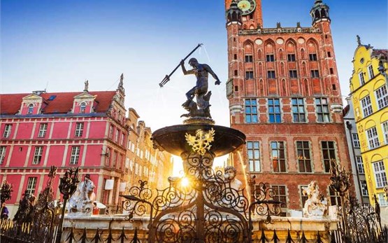 Gdańsk Poland - Neptune's Fountain
