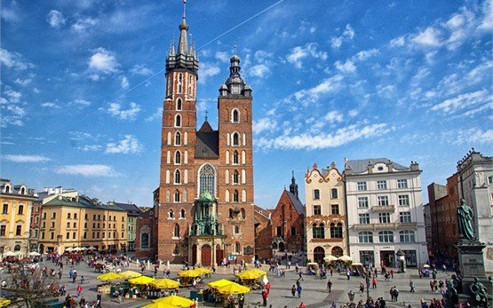 Cracovia, Polonia Basílica de Santa María