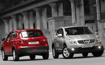 Front and rear view - 2016 Nissan Qashqai